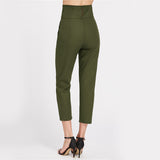 Jennifer Lace Up Pencil Pant