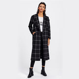 Liz Plaid Trench