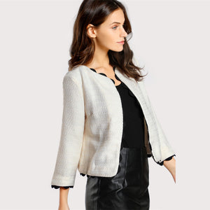 Stella Scalloped Blazer