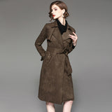 Susan Suede Trench